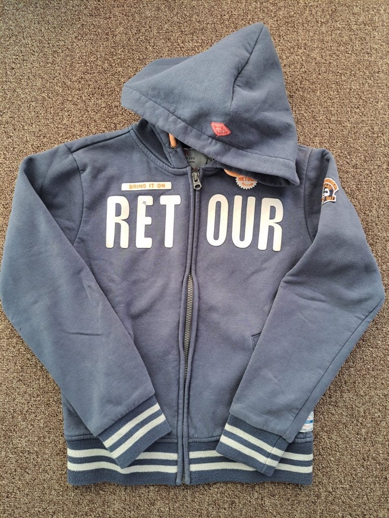 Vest Retour maat 140, Gebruikt, Trui of Vest, Ophalen of Verzenden, Jongen