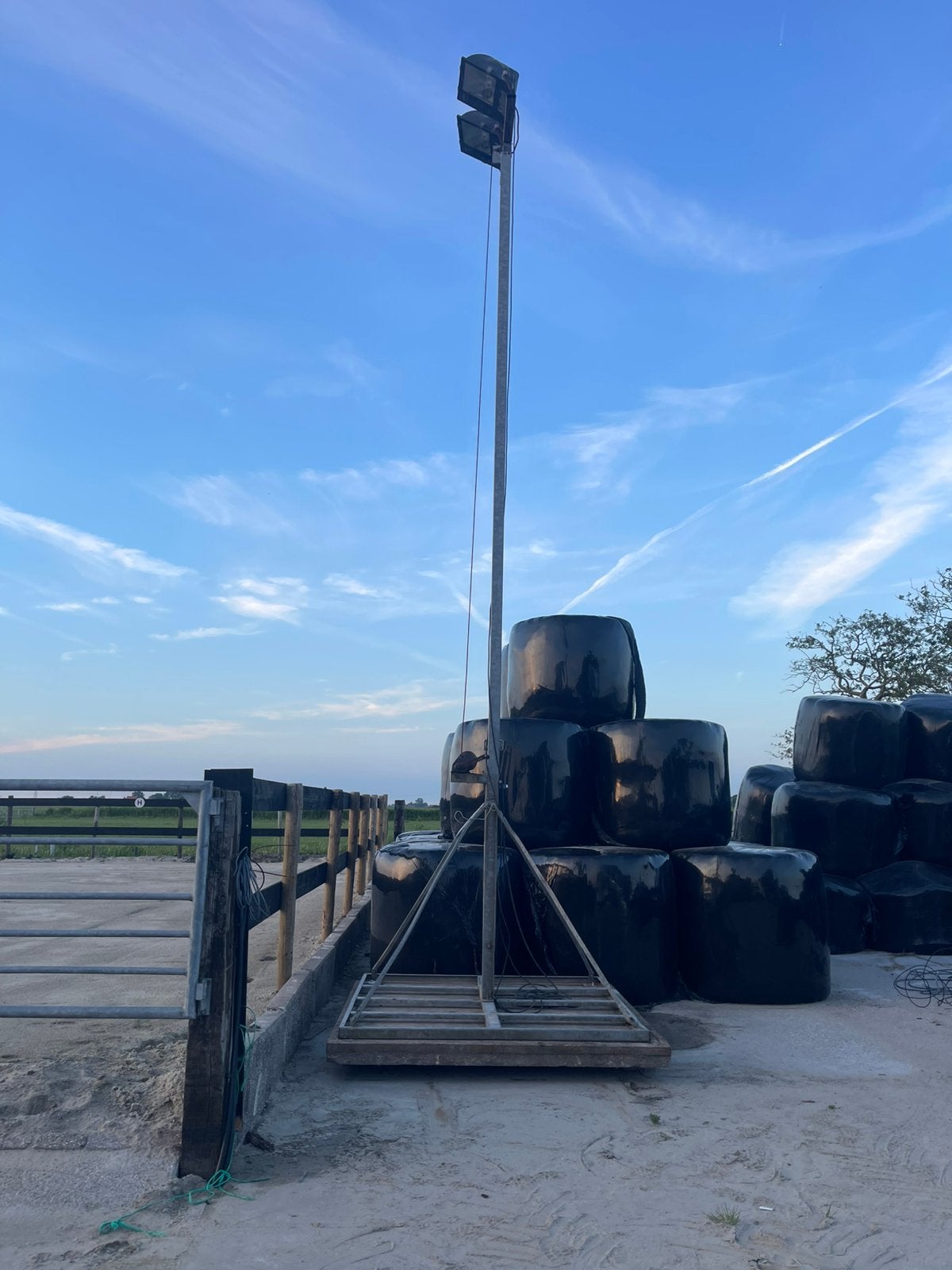 Lichtmast uitschuifbaar, Dieren en Toebehoren, Stalling en Weidegang