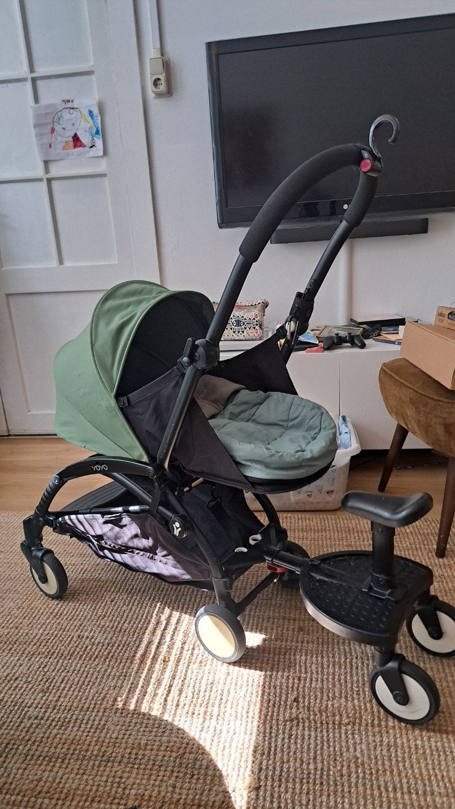 Babyzen YOYO+ Kinderwagen én Buggy met accessoires, Zo goed als nieuw, Combiwagen, Met reiswieg, Ophalen