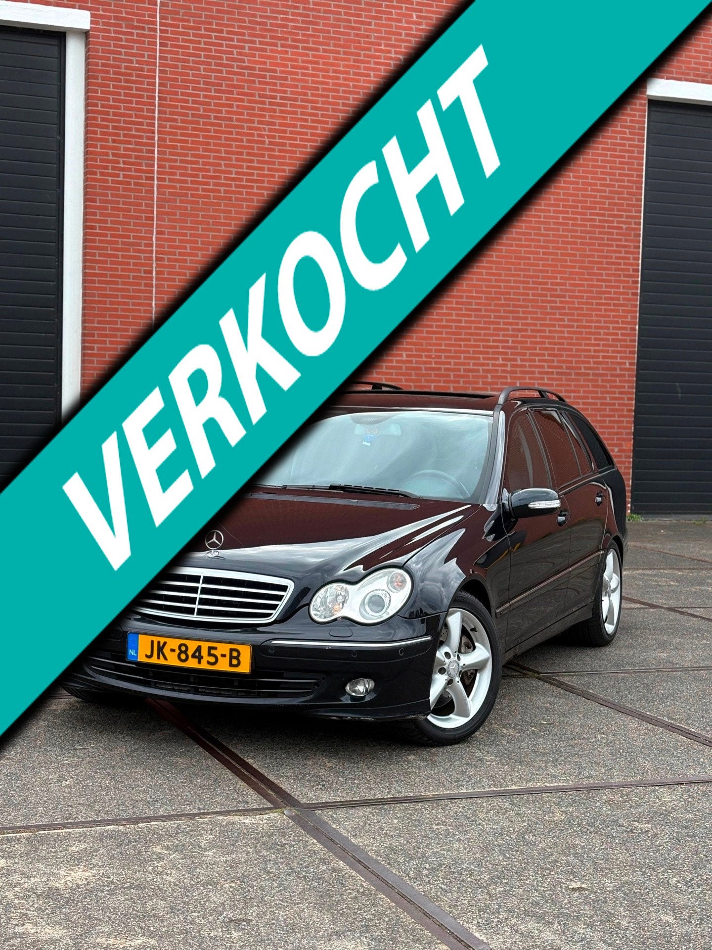 Mercedes-Benz C-klasse Combi 230 Elegance|Airco|6 cilinder|A, Zwart, 2497 cc, Zwart, Handgeschakeld