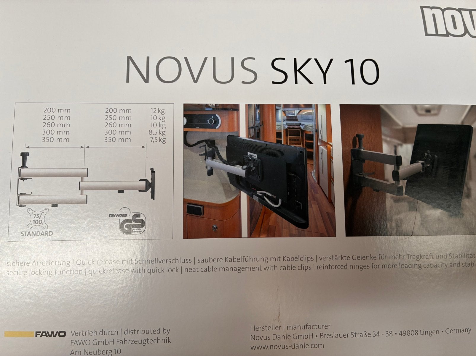 Novus sky 250 tv beugel, Ophalen of Verzenden, Zo goed als nieuw