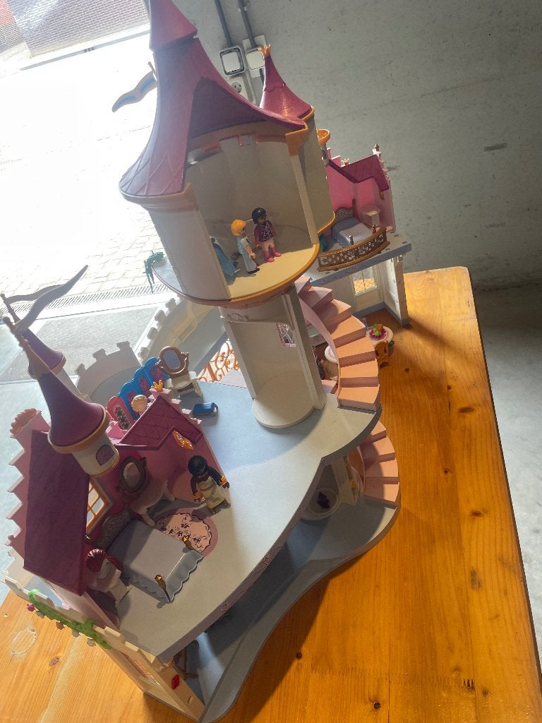 Playmobil prinsessenkasteel, Kinderen en Baby's, Speelgoed | Playmobil, Ophalen, Gebruikt, Complete set