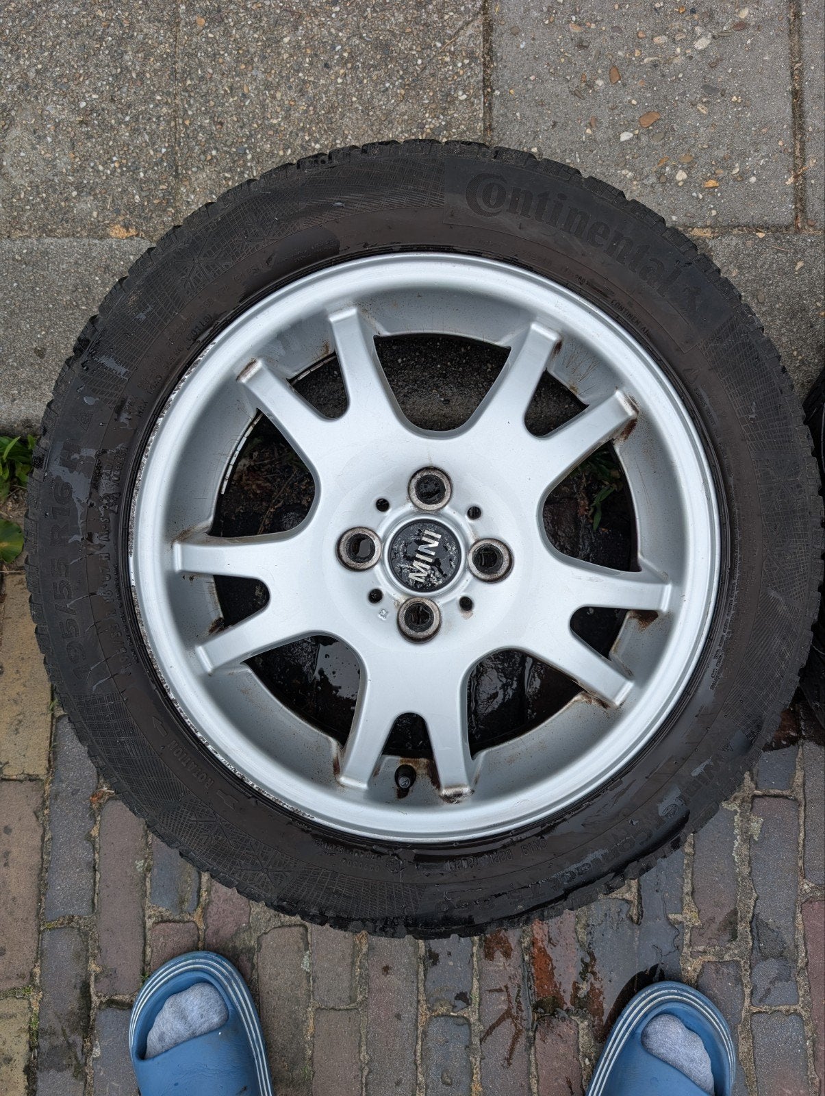 Mini Cooper velgen Double Spoke Style 87 16 inch, Ophalen, Gebruikt, 15 inch, 175 mm