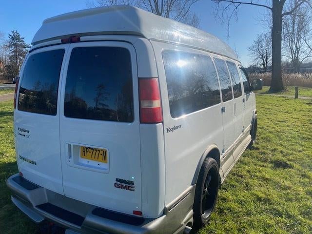 Chevrolet Express GMC Savana Explorer High Top, Achterwielaandrijving, Wit, Leder, Lederen bekleding