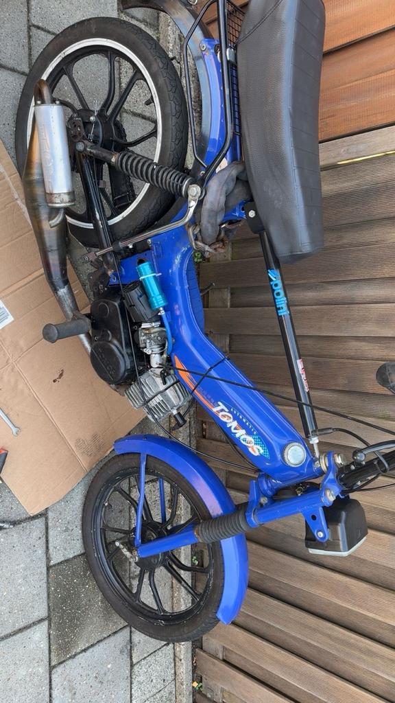 Tomos uitlaat Tecno Estoril, Ophalen of Verzenden, Gebruikt, Uitlaat