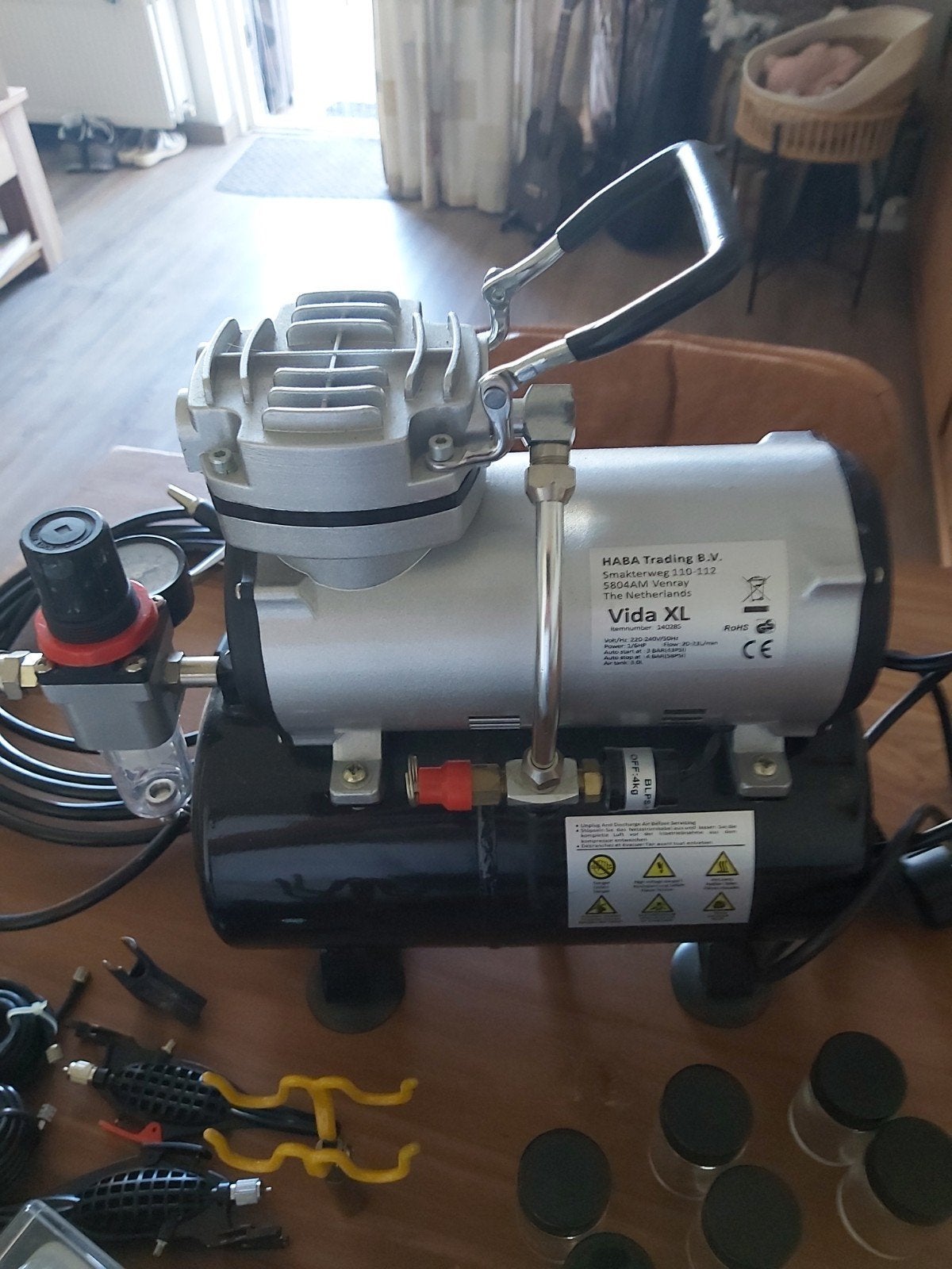 Airbrush Compressor Set, Ophalen