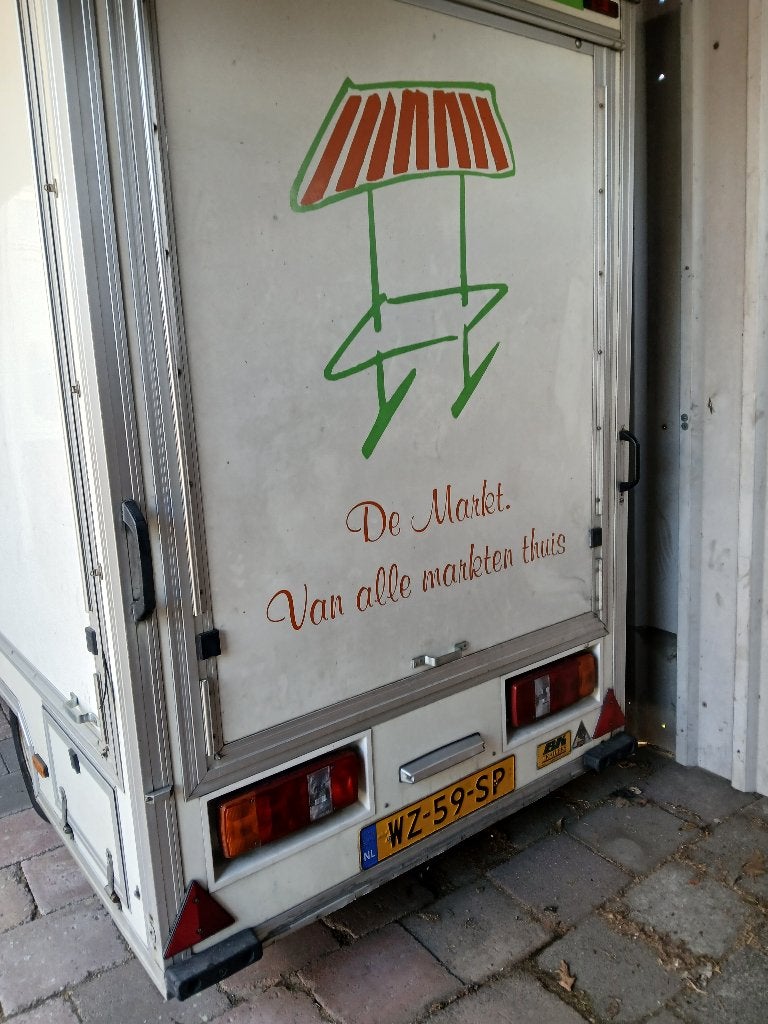 hele mooie marktwagen, Ophalen