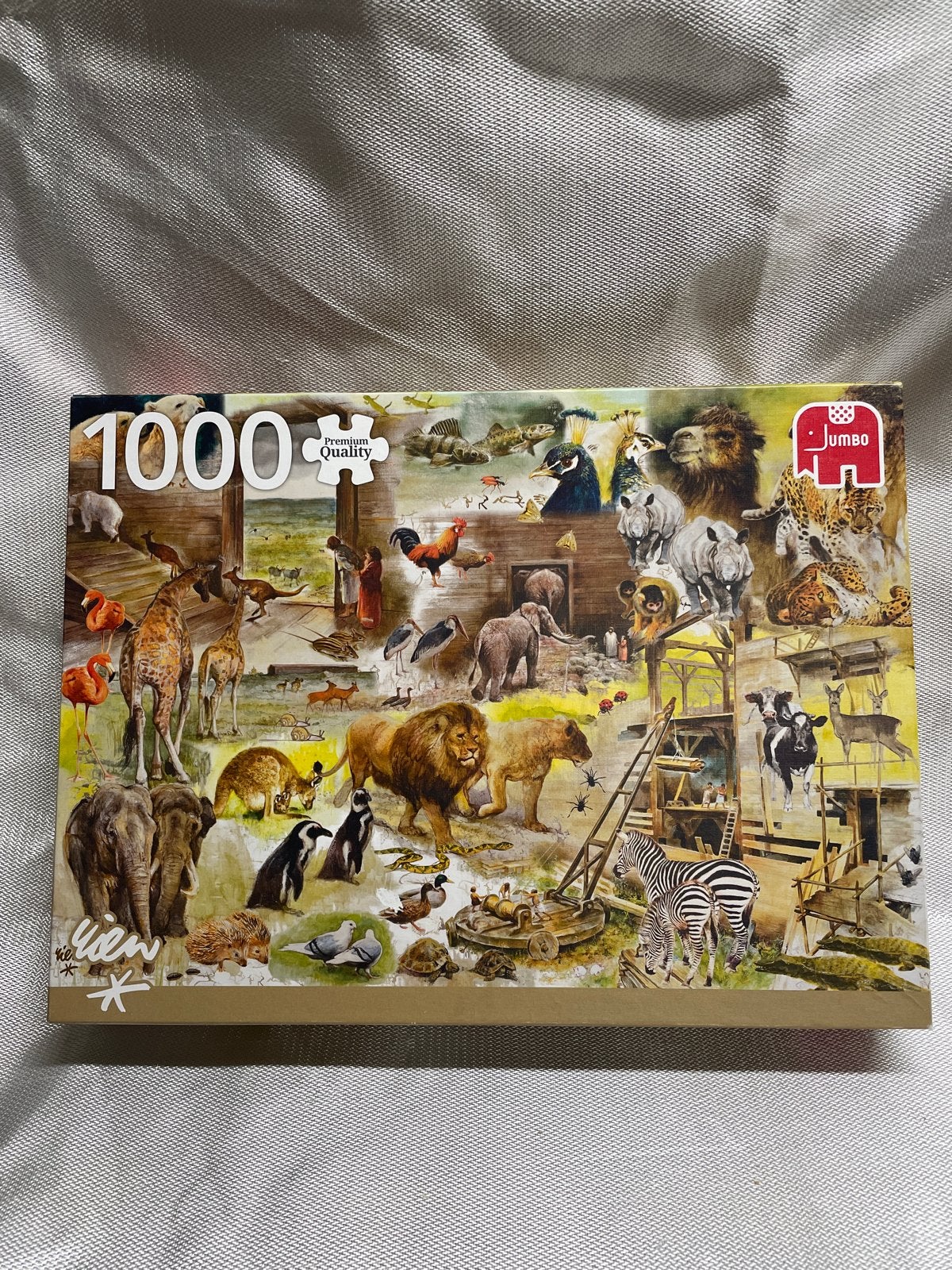 Jumbo Premium Quality Puzzel 1000 stukjes - Ark van Noach, Ophalen, 500 t/m 1500 stukjes, Gebruikt, Legpuzzel