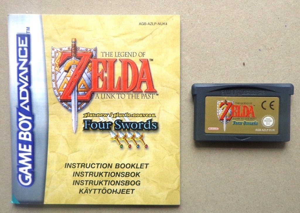 Zelda Link to the Past Four Swords voor de Gameboy + boekje, Avontuur en Actie, Gebruikt, 1 speler, Ophalen of Verzenden
