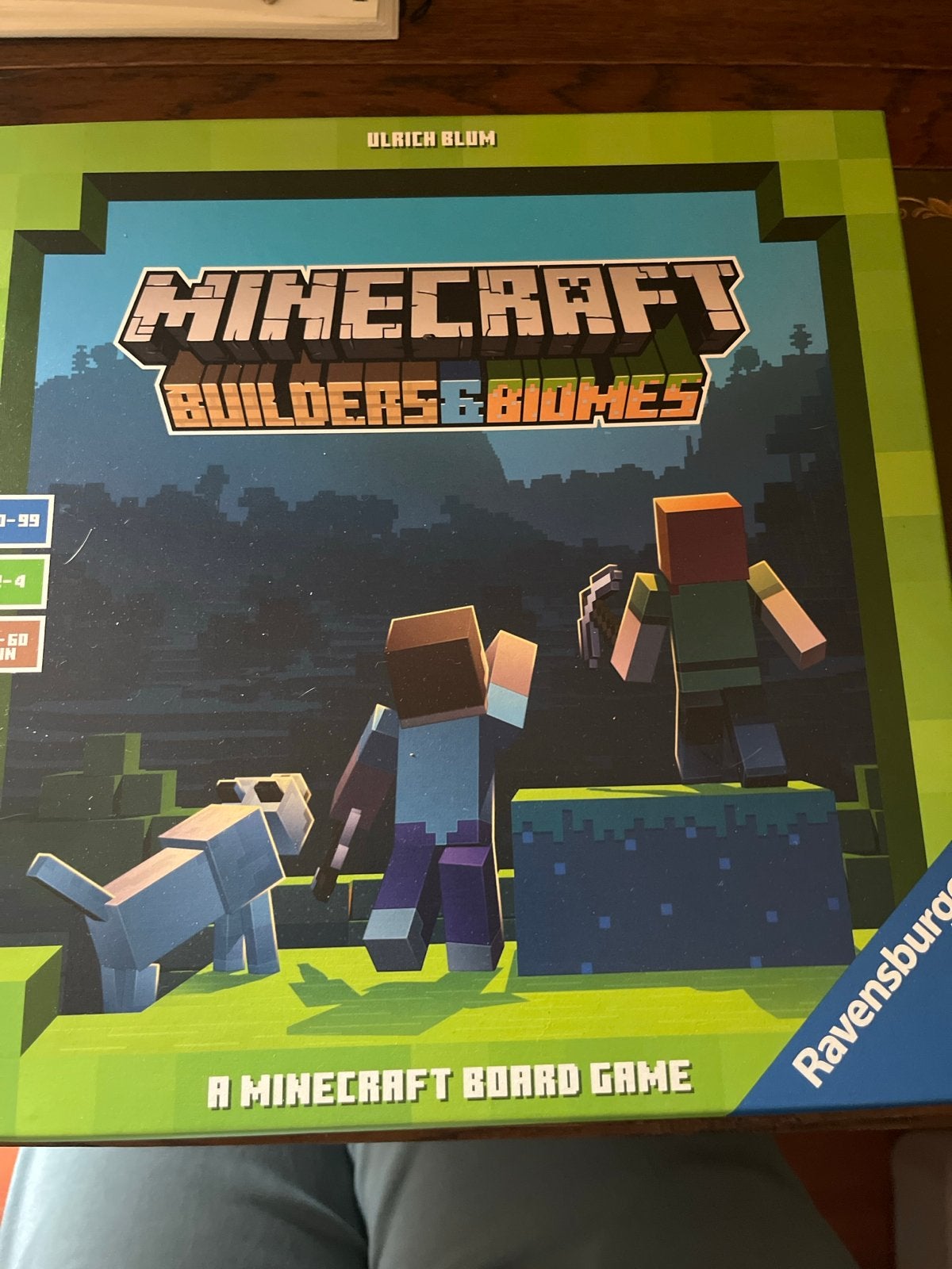 Minecraft Builders & Biomes Bordspel - Ravensburger, Hobby en Vrije tijd, Drie of vier spelers, Ophalen of Verzenden, Zo goed als nieuw