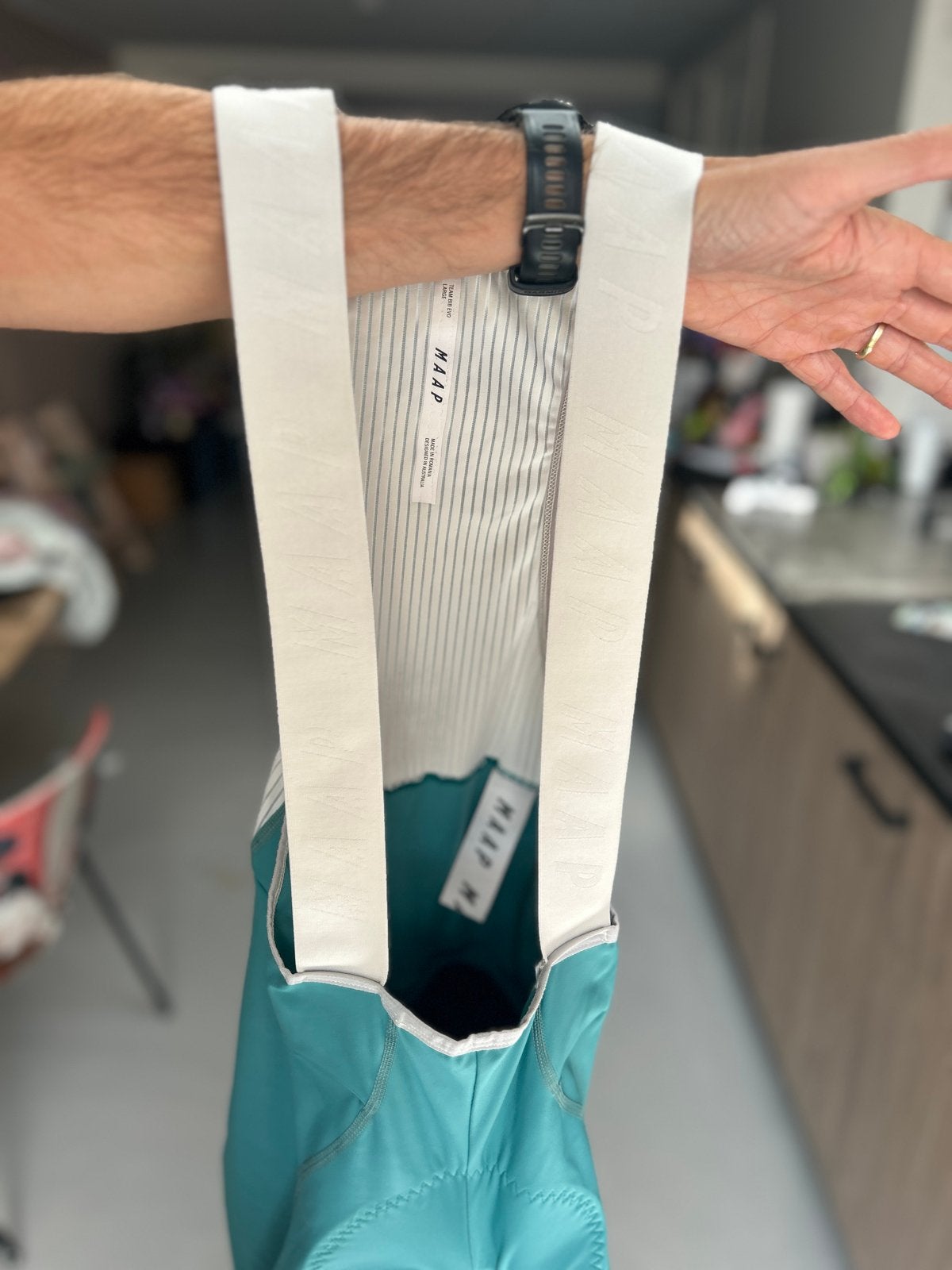 Maap Team Bib EVO Fietsbroek (Large) - Zo goed als nieuw, Ophalen of Verzenden, Zo goed als nieuw, Kleding