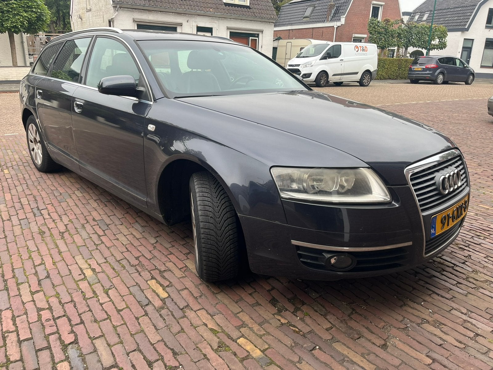Audi A6 avant 2.8 fsi  Aut. 2008 Grijs, Auto's, Automaat, Zwart, 2773 cc, Vierwielaandrijving