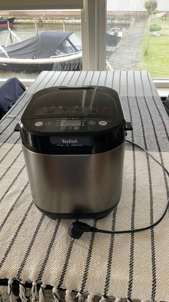 Tefal Pain & Délices Broodbakmachine - Zilver/Zwart, Witgoed en Apparatuur, Broodbakmachines, Gebruikt, 800 tot 1200 gram deeg