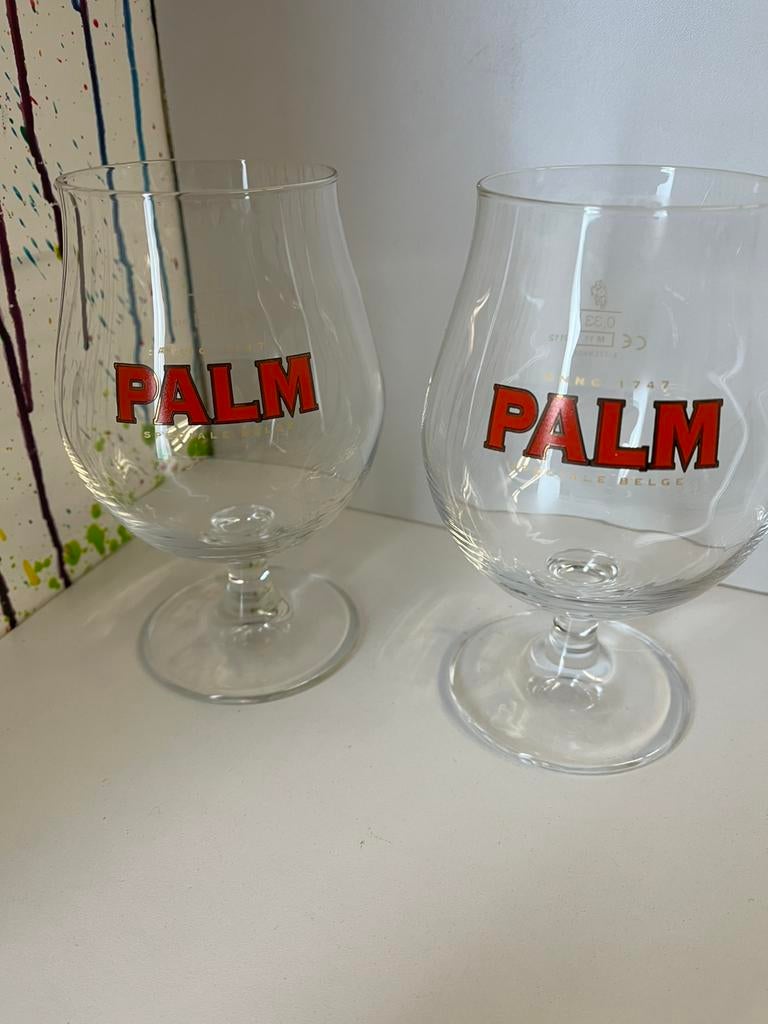 Palm bierglazen set van 6 glazen, Verzamelen, Biermerken, Ophalen of Verzenden, Nieuw, Glas of Glazen, Palm