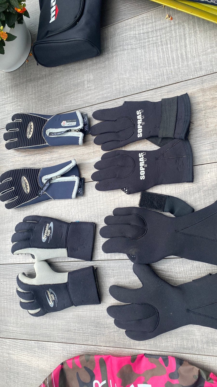 Duikhandschoenen maat 7 oftewel M, Ophalen of Verzenden, Gebruikt, Overige typen