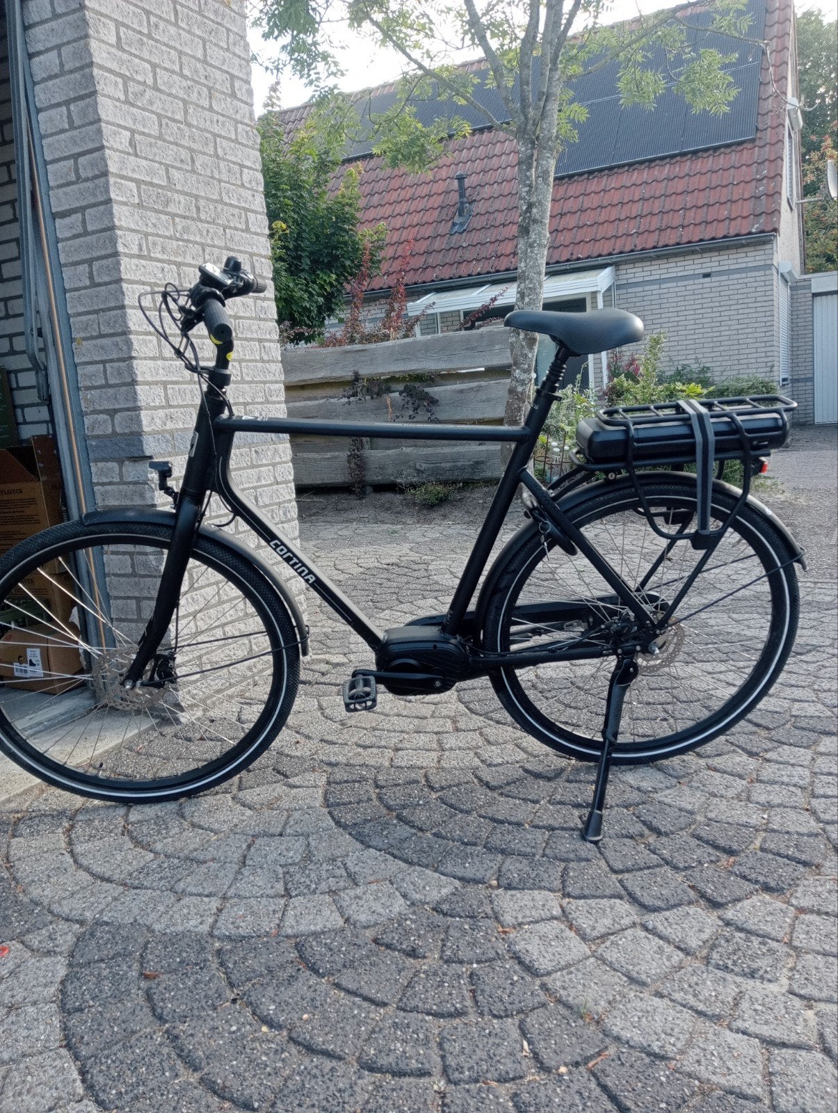 Heren E-bike Cortina, Fietsen en Brommers, 59 cm of meer, Ophalen, Zo goed als nieuw