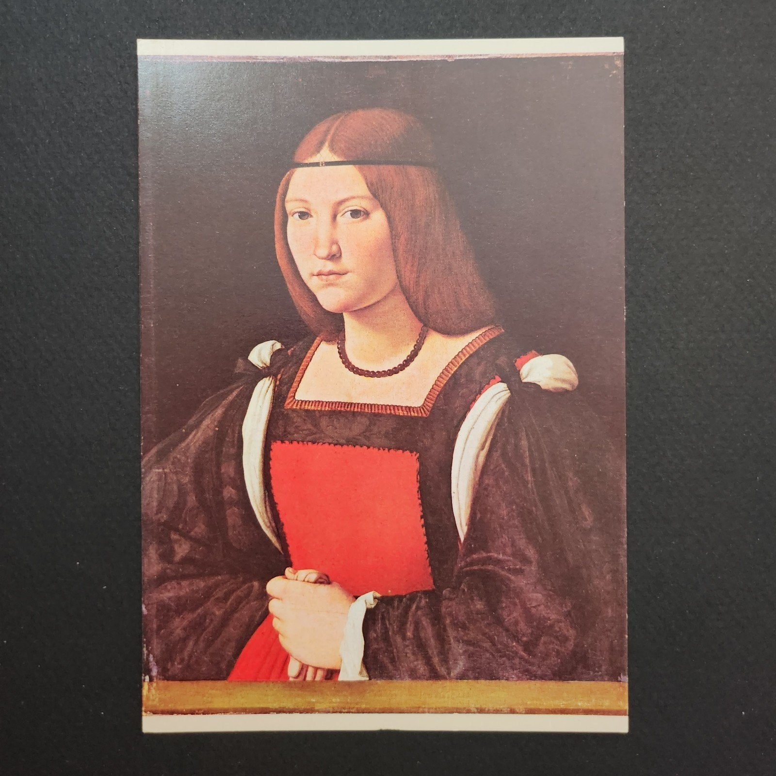 Kaart 'Ritratto di Dama' - Giovanni Antonio Boltraffio, Verzenden, 1980 tot heden, Ongelopen, Italië