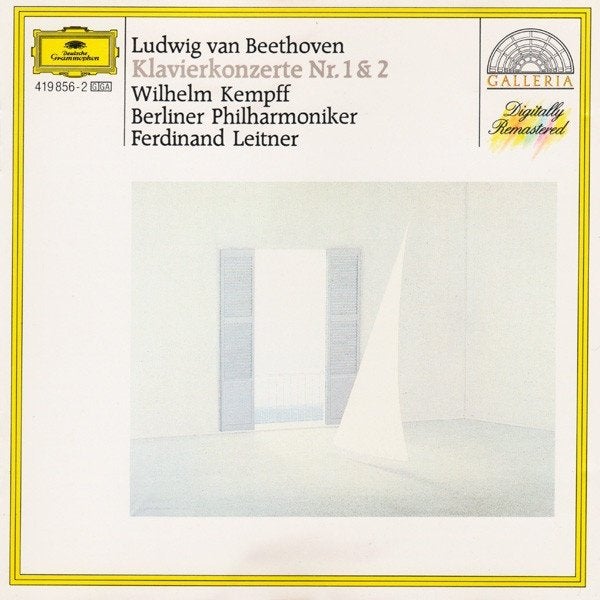 Beethoven, Kempff, Leitner Klavierkonzerte nos 1&2 CD, Gebruikt, Overige typen, Ophalen of Verzenden, Classicisme