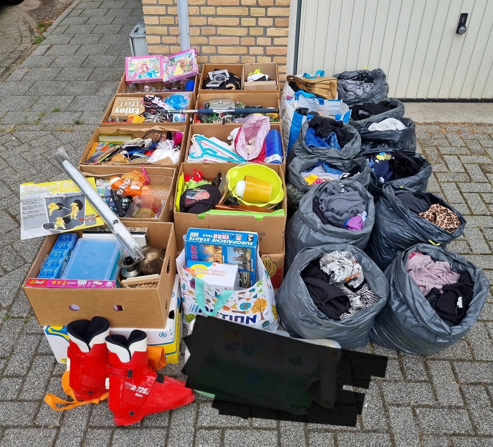 Partij rommelmarkt spullen., Diversen, Rommelmarktspullen, Ophalen, Gebruikt