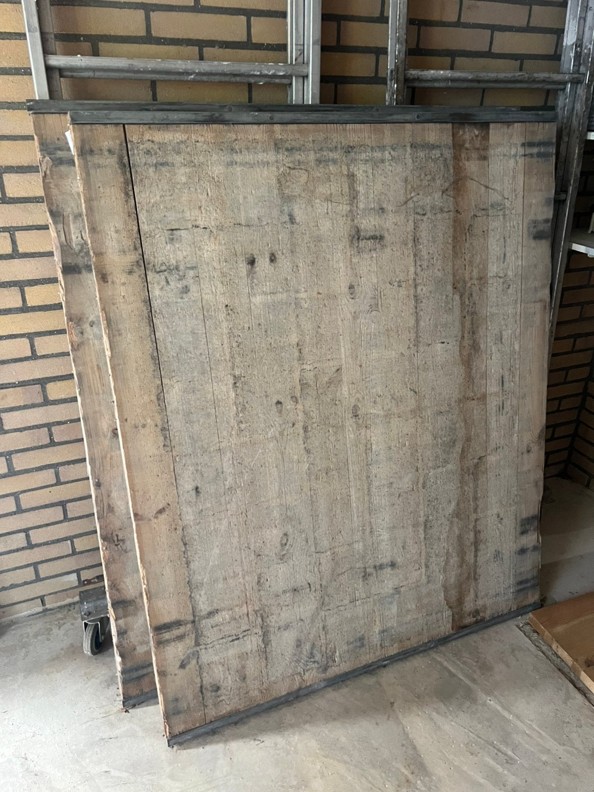 Steenshotten Hardhout 140x115x5 cm, Ophalen, Zo goed als nieuw, Hout