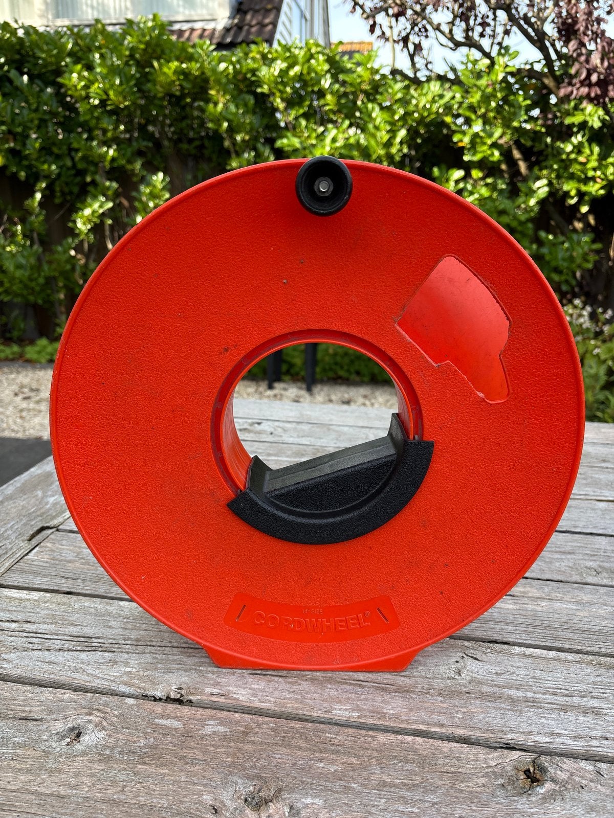 Cordwheel haspel - Oranje kabelhaspel, Ophalen of Verzenden, Gebruikt