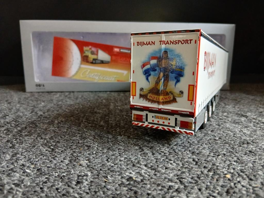 Bijman trailer met certificaat. Wsi, Ophalen, Zo goed als nieuw, Bus of Vrachtwagen, Wsi