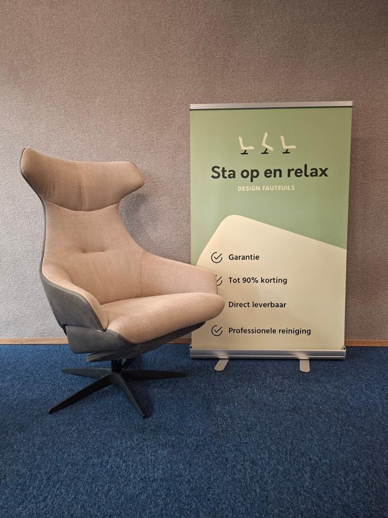 Elektrische relax fauteuil Gealux Volo extra luxe op accu 🔋, Ophalen of Verzenden, Staopenrelax@gmail.com, Sta-op-en-relax, 50 tot 75 cm