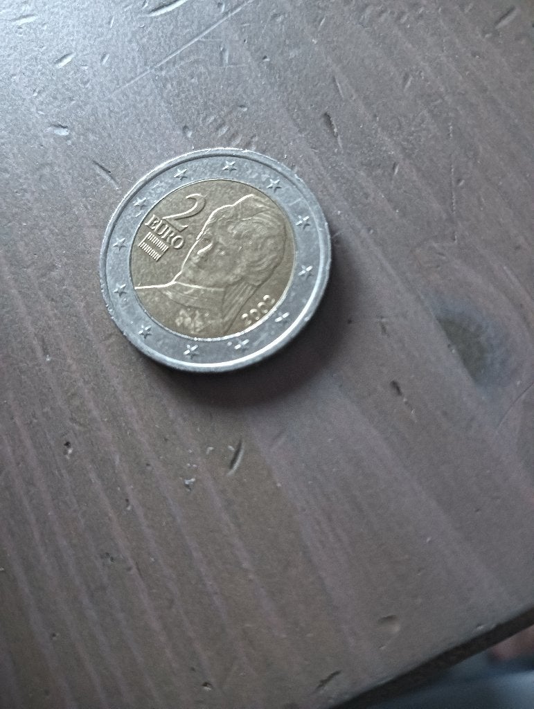 2 euro munt Oostenrijk Bertha von suttner, Postzegels en Munten, Munten | Europa | Euromunten, Ophalen, Oostenrijk, 2 euro, Losse munt