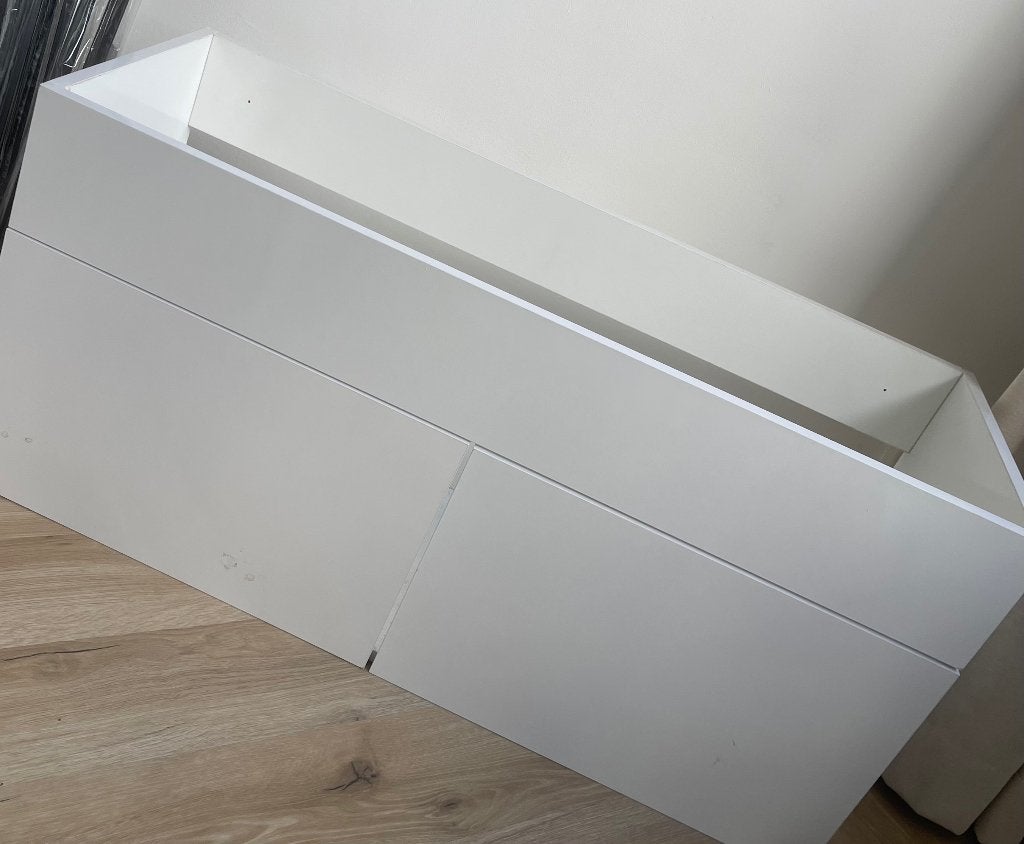 Badkamer Wasbak Hangkast, Huis en Inrichting, Kasten | Wandmeubels, Ophalen, Eikenhout, Nieuw, Minder dan 150 cm