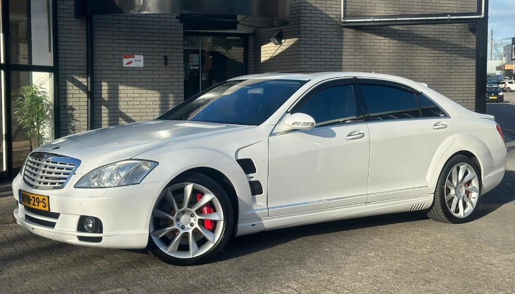 Mercedes-Benz S500 L AMG L55S Lorinser Edition Youngtimer, Automaat, Achterwielaandrijving, Wit, Leder