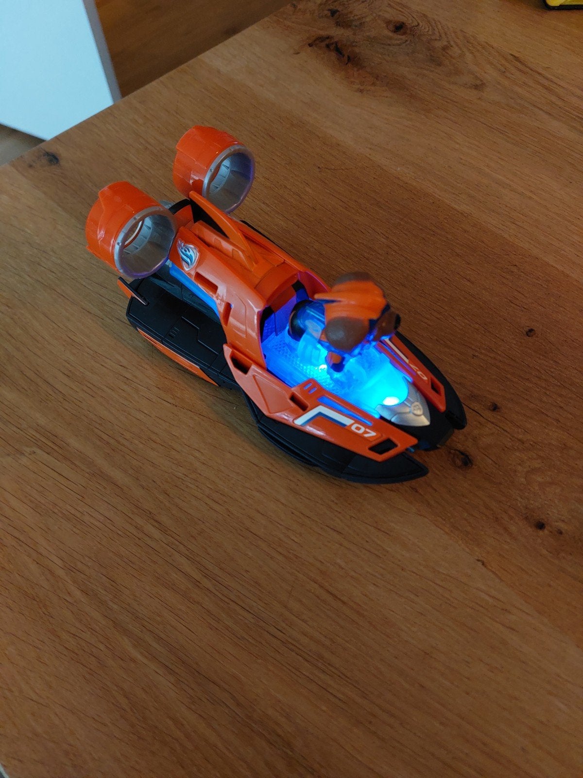 Paw patrol mighty movie Hovercraft met Zuma, Ophalen, Zo goed als nieuw
