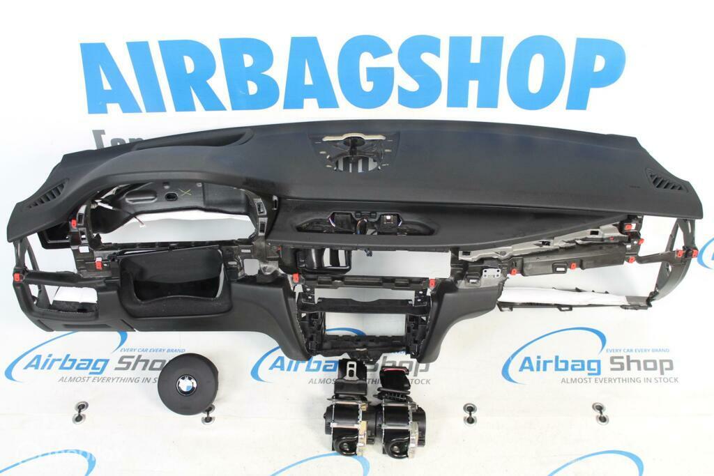 Airbag set - Dashboard M zwart HUD BMW X6 F16 (2014-2019), Gebruikt, Ophalen of Verzenden