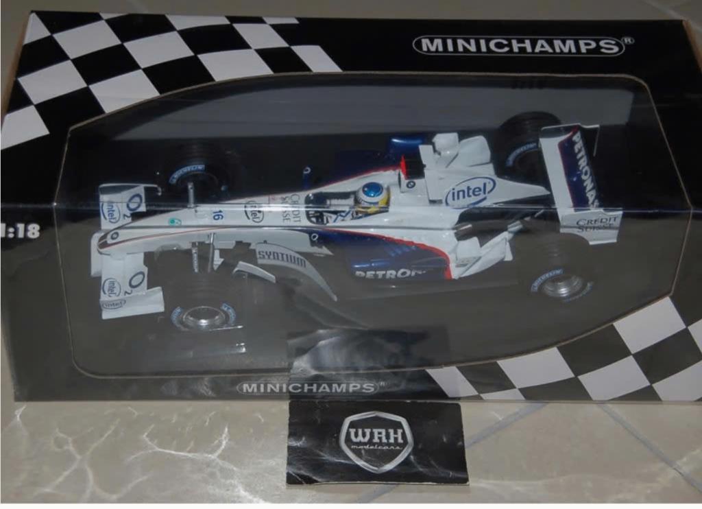 1:18 F1 SAUBER C24B HEIDFELD TEST Minichamps in doos WRH, Verzenden, Zo goed als nieuw, Auto, MiniChamps