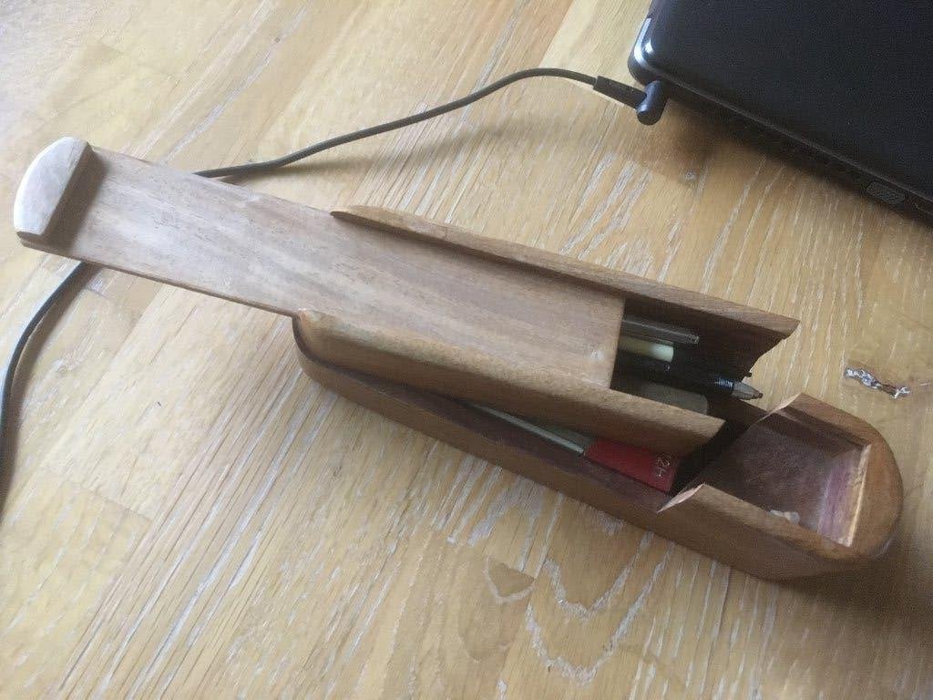 rozenhouten pennendoos handwerk, Ophalen of Verzenden