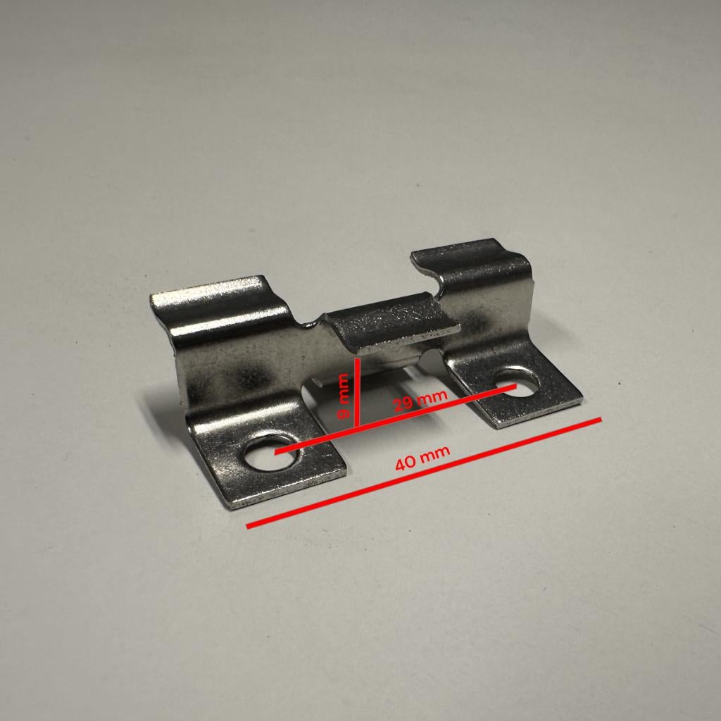 RVS Montageclips Composiet Vlonderplanken - 100 st. per zak, Info@compoziet.com, Overige materialen, Vlotbrugweg 19a in Almere