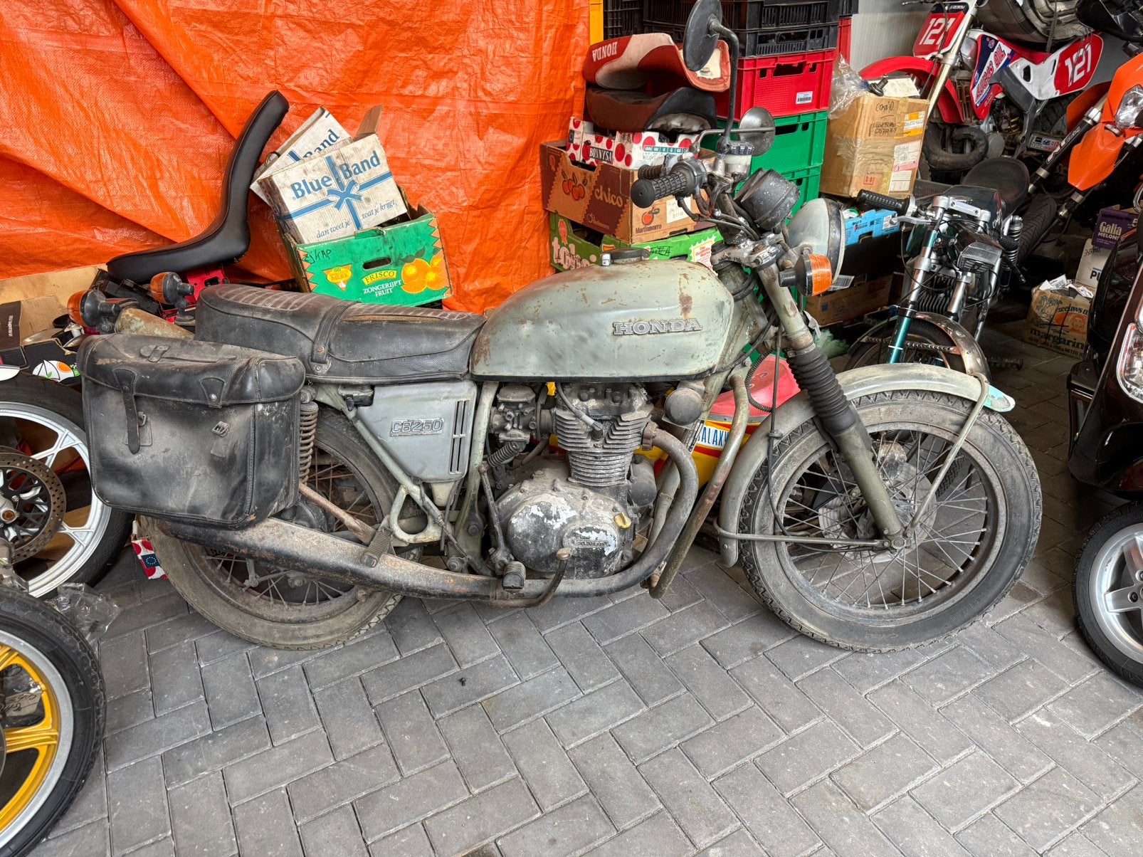 2x honda cb 250 leger motor, Toermotor