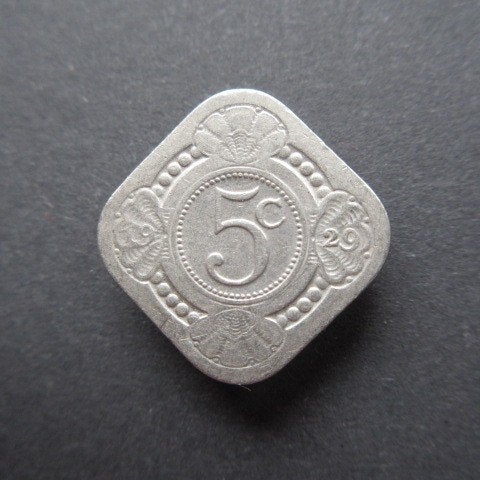 5 Cent 1929 Nederland, Verzenden, Koningin Wilhelmina, Overige waardes, Losse munt