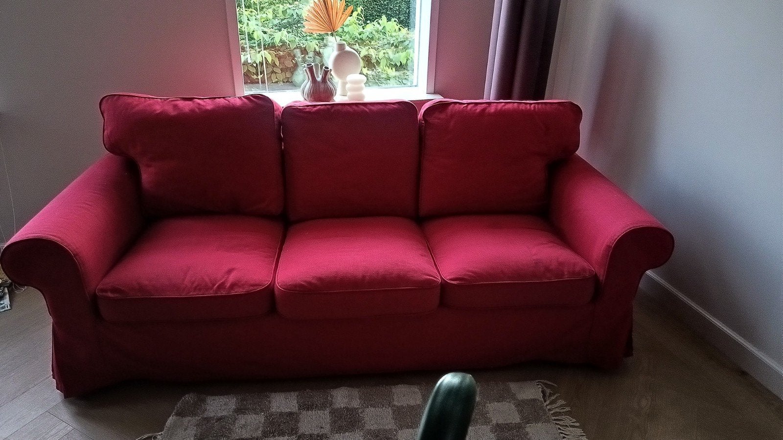 IKEA Ektorp 3-zitsbank, Huis en Inrichting, Banken | Bankstellen, Ophalen, Gebruikt, Klassiek, Comfortabel, Driepersoons