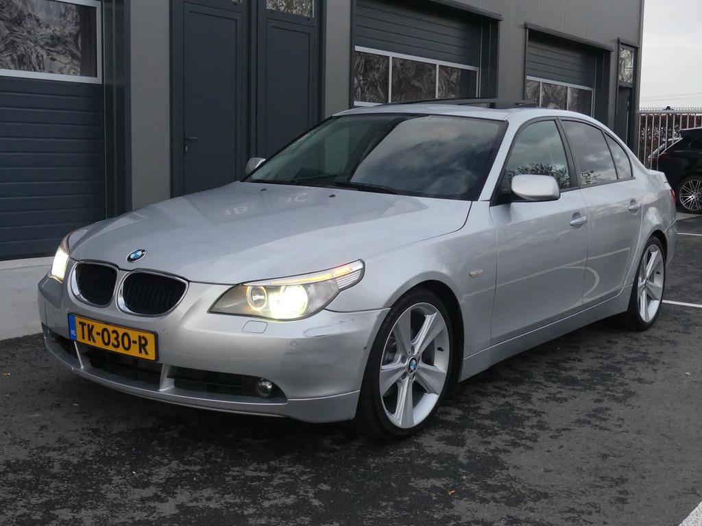 BMW 5-serie 530i Executive Automaat Leder Navi 19Inch Xenon, Auto's, BMW, Automaat, Achterwielaandrijving, Gebruikt, Zwart