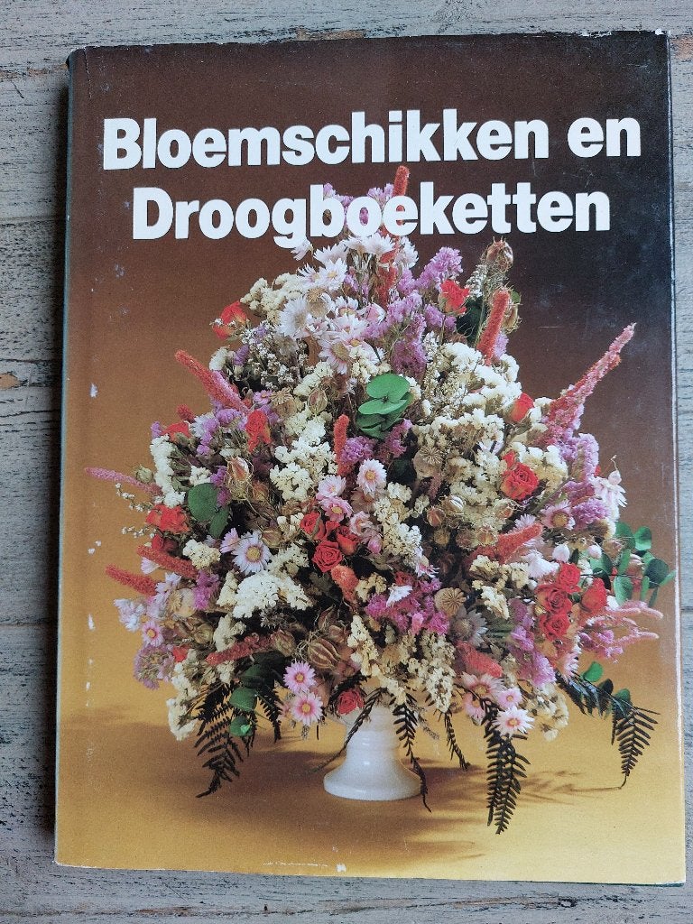 Mooi boek over Bloemschikken en droogboeketten, Ophalen of Verzenden, Zo goed als nieuw, Frans Wegman, Bloemschikken, Groendecoratie