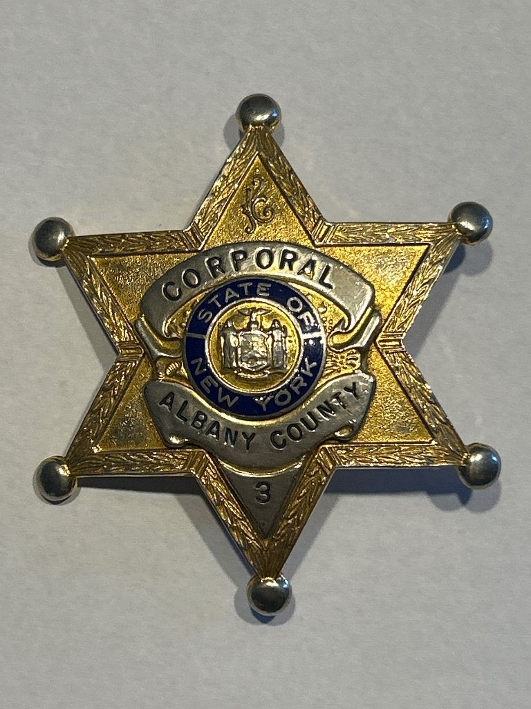 Amerikaanse Politie / Sheriff Badge - Albany County NY, Verzenden, Landmacht, Amerika, Embleem of Badge