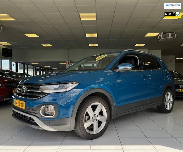 Volkswagen T-Cross 1.0 TSI Style/Automaat/NAP/Virtual cockpi, Gebruikt, Blauw, 116 pk, Origineel Nederlands