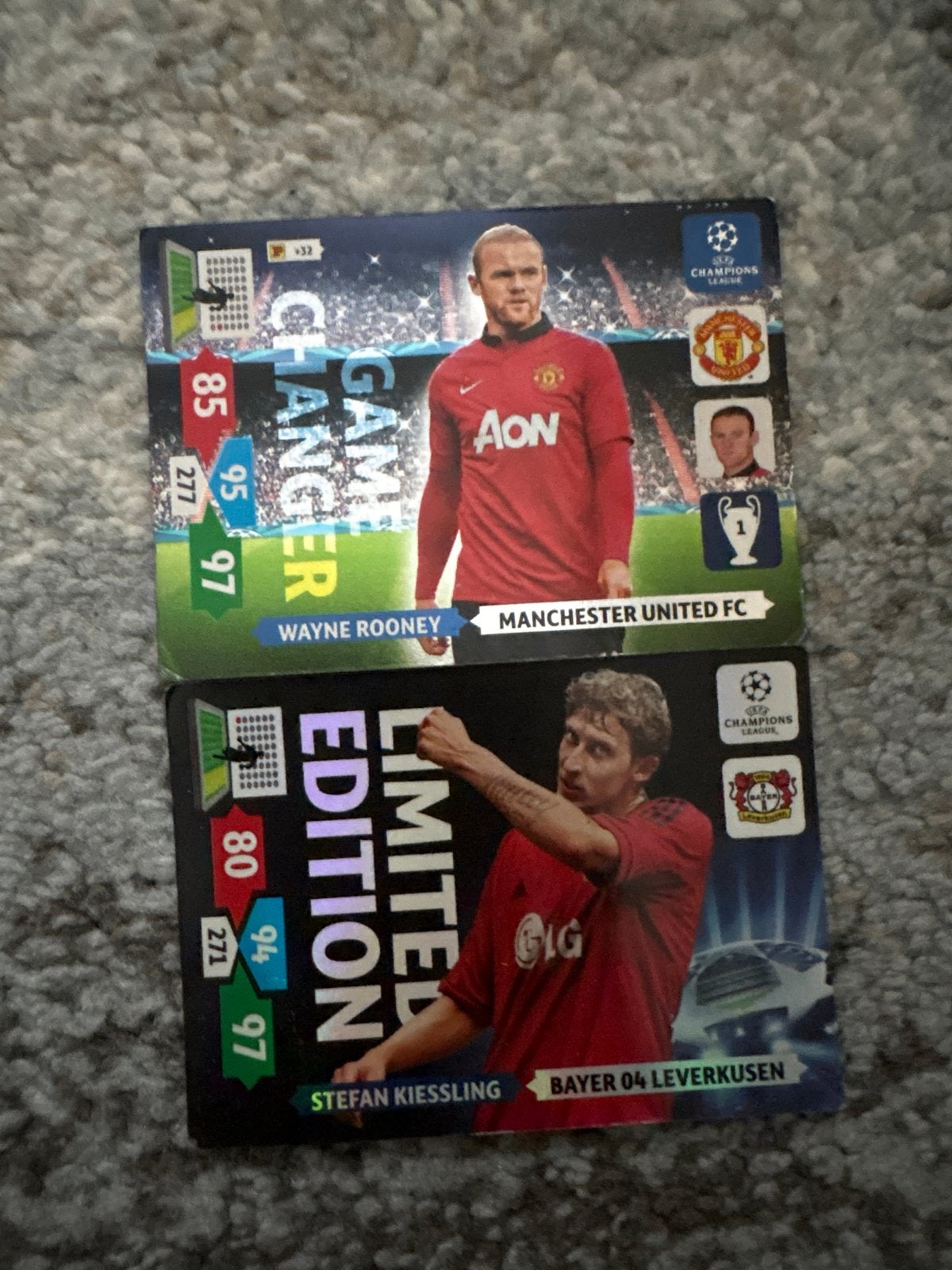 Champions League Adrenalyn XL 2013-2014 kaarten, Ophalen, Gebruikt, Buitenlandse clubs, Spelerskaart