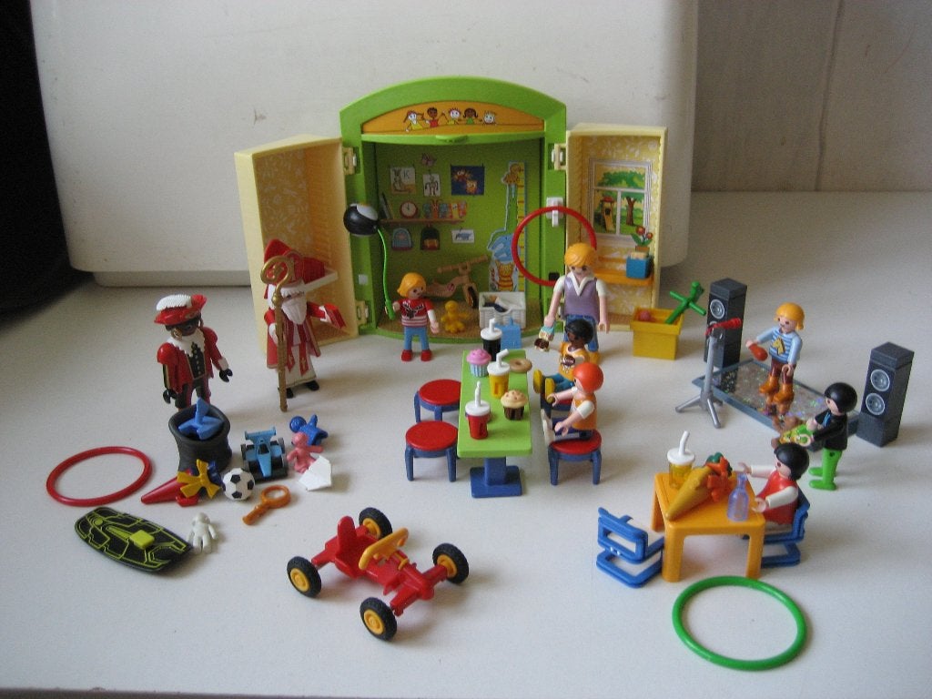 playmobil sint en piet op het kinderdagverblijf, Ophalen of Verzenden, Zo goed als nieuw