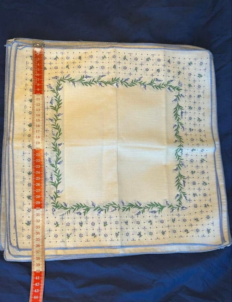Vintage Gebloemde tafel Placemat, Ophalen of Verzenden