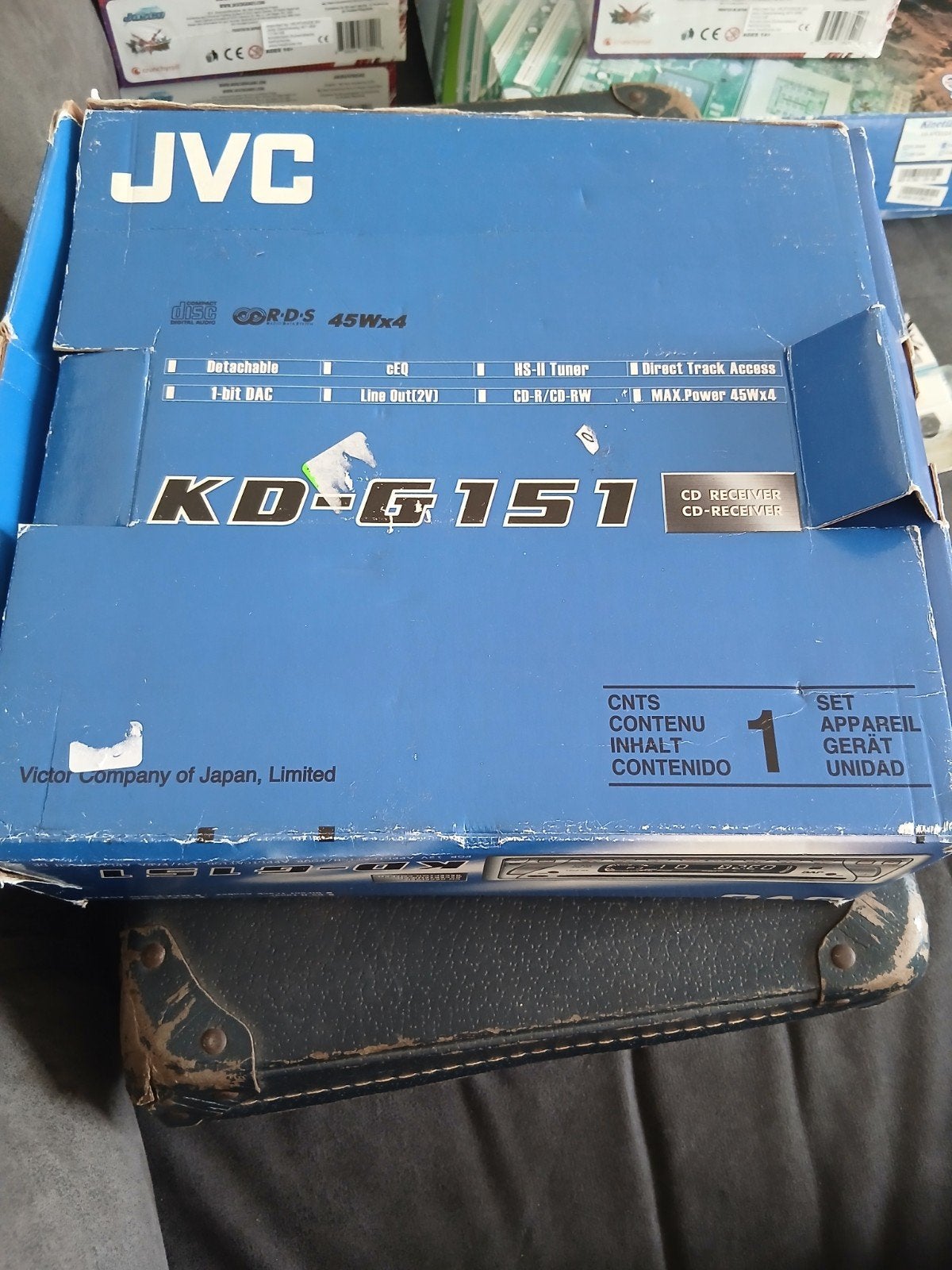 JVC KD-G151 CD-receiver autoradio mp2, Auto diversen, Autoradio's, Gebruikt, Ophalen of Verzenden