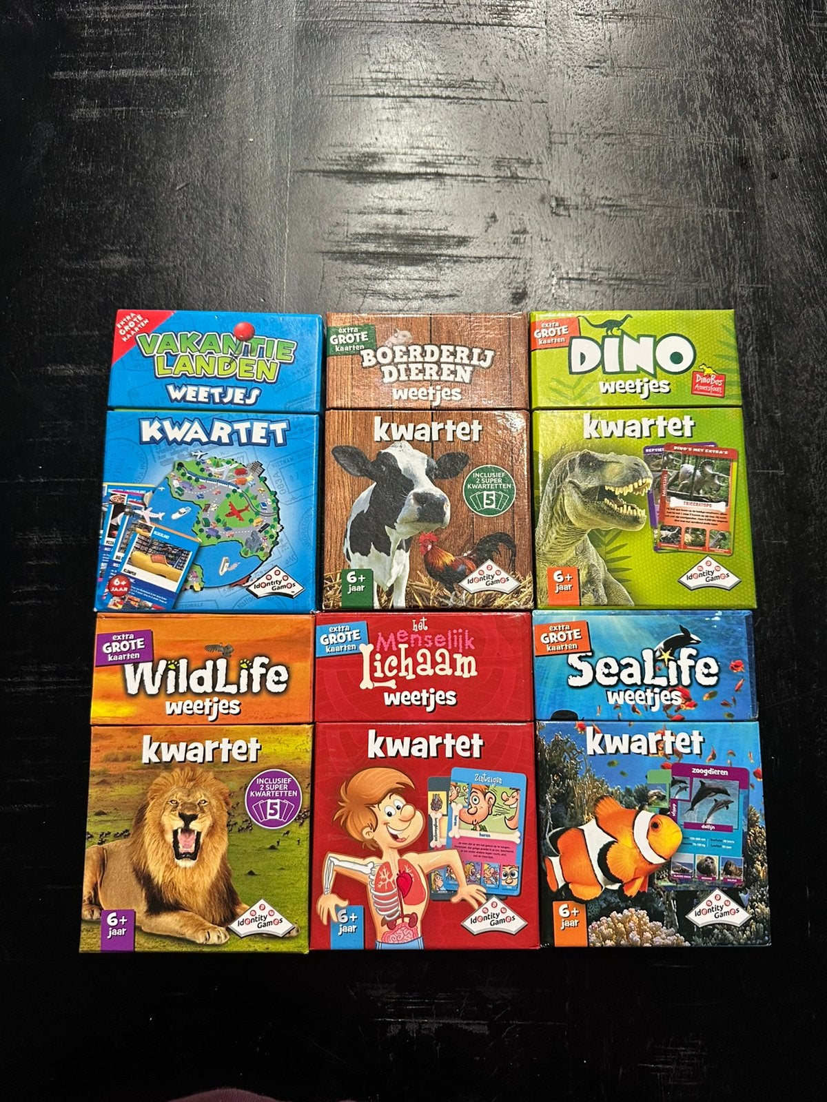 6 kwartet spellen, Ophalen of Verzenden, Gebruikt, Kwartet(ten)