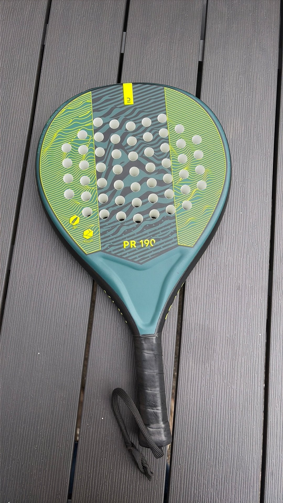Kuikma Padelracket PR190 - Licht en Resistent, Ophalen of Verzenden, Zo goed als nieuw, Padelracket