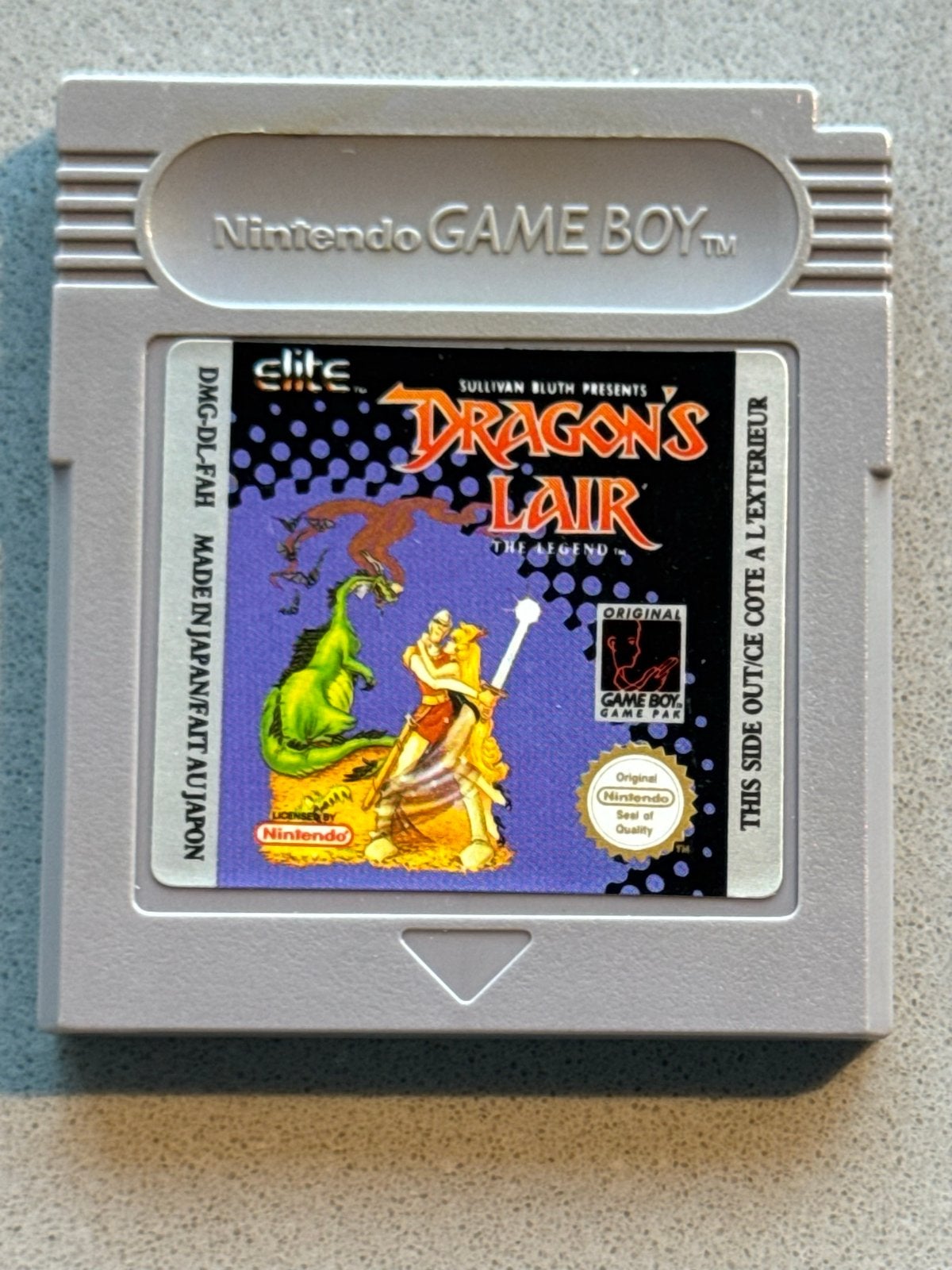 Dragon's Lair: The Legend - Game Boy (DMG-DL-FAH), Spelcomputers en Games, Avontuur en Actie, Gebruikt, 1 speler, Ophalen of Verzenden