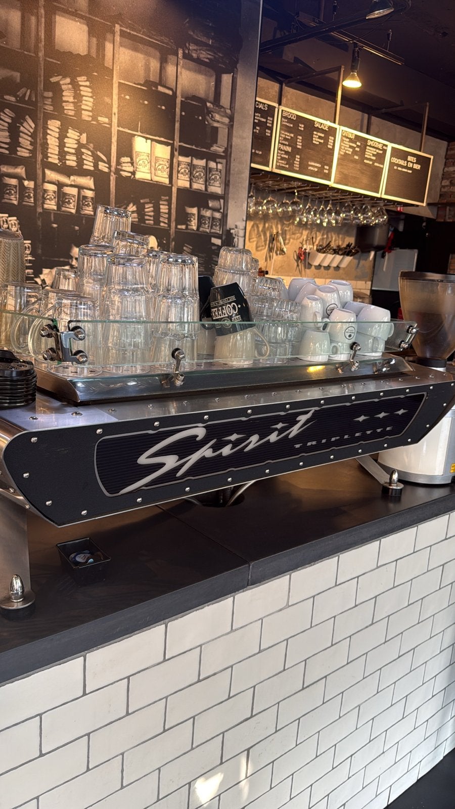 Professionele Kees van der Westen Triplette Espressomachine, Gebruikt, Espresso apparaat, 10 kopjes of meer, Koffiebonen